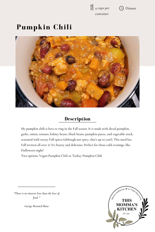 Pumpkin Chili