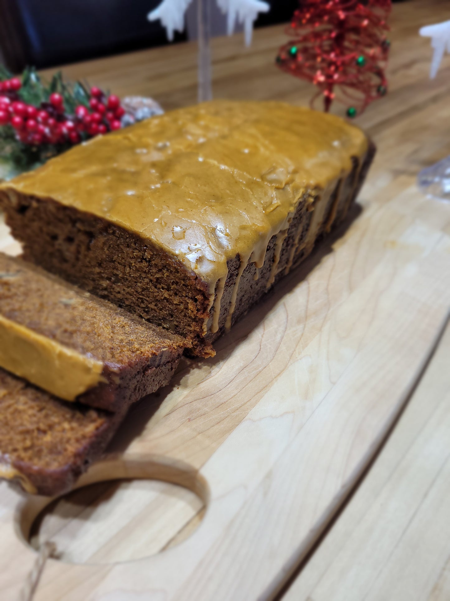 Gingerbread Loaf with Gingerbread Glaze